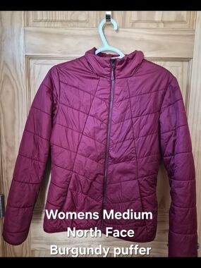 The North Face Women’s Burgundy Quilted Puffer Jacket